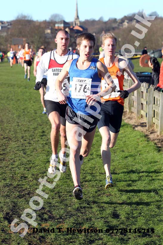 176A Senior Mens race, Durham Cathedral Cross Country Relays.